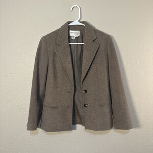 Taupe Wool Blazer